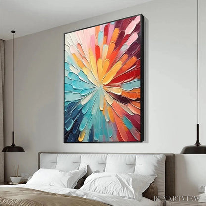 BUYARTVIEW Colorful Radiance – Abstract Painting in Vibrant Colors - image 5
