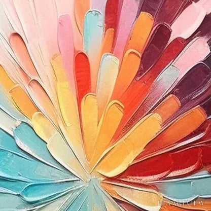 BUYARTVIEW Colorful Radiance – Abstract Painting in Vibrant Colors - image 6
