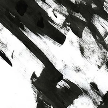 BUYARTVIEW Black & White Abstract Triptych – Abstract Painting Set of 3, Vertical - image 3
