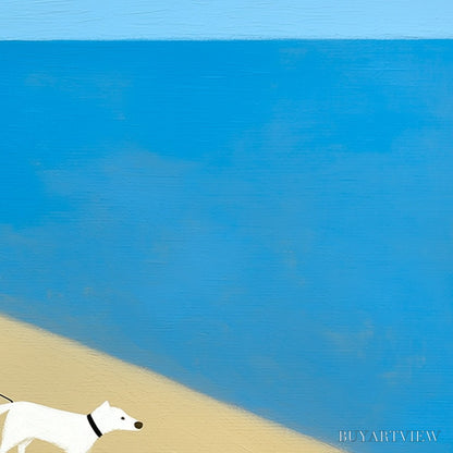 BUYARTVIEW Solitude – Minimalist Seaside Companion Painting - image 5