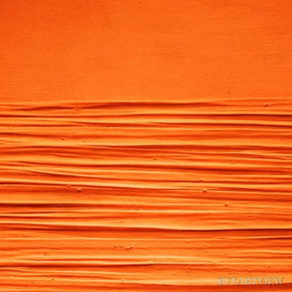 BUYARTVIEW Saffron Rhythm – Vibrant Textured Minimalist Orange Painting - image 3