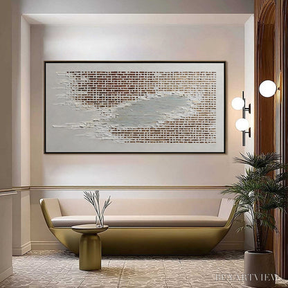BUYARTVIEW Fragments of Time – Textured Minimalist Architectural Abstract Painting - image 4
