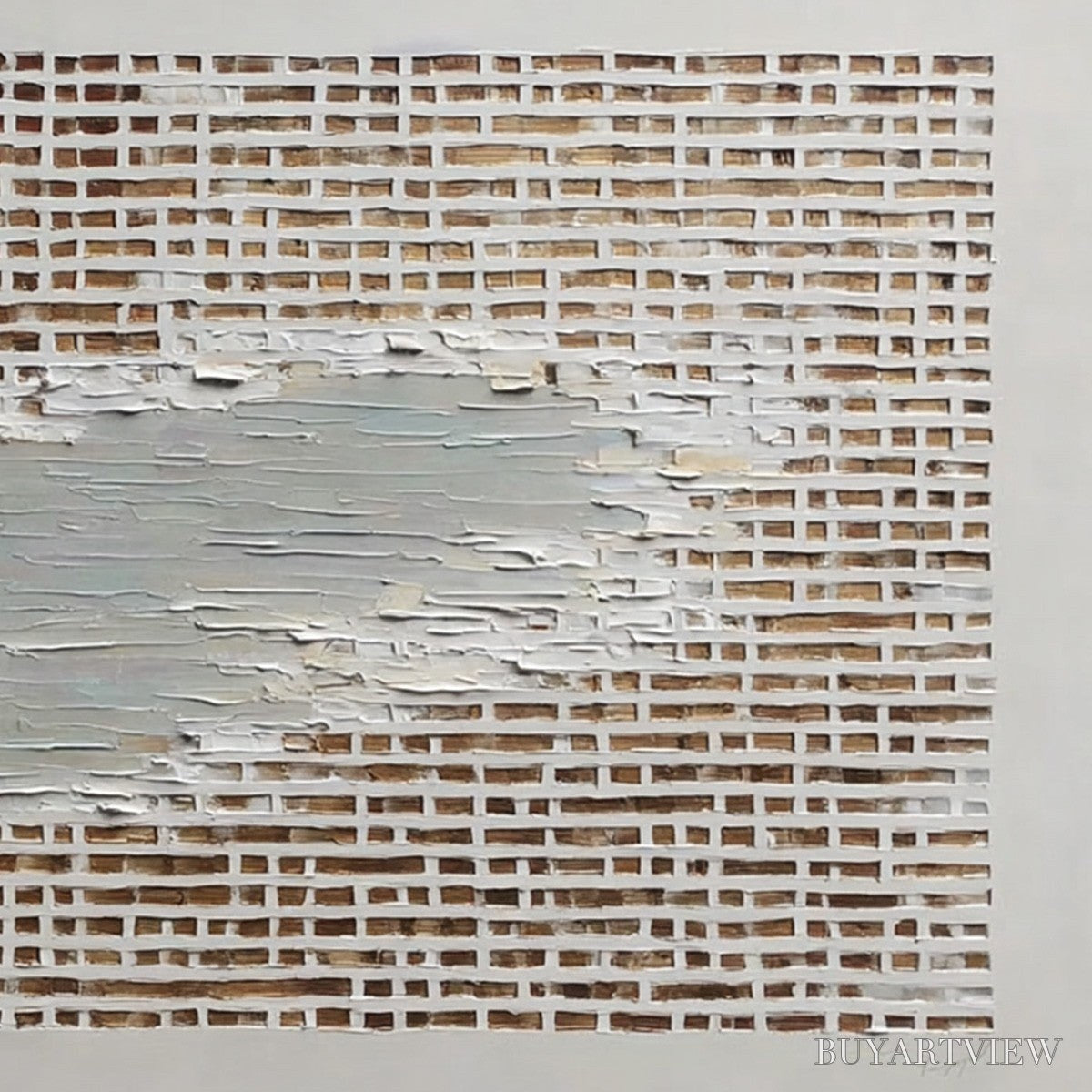 BUYARTVIEW Fragments of Time – Textured Minimalist Architectural Abstract Painting - image 5