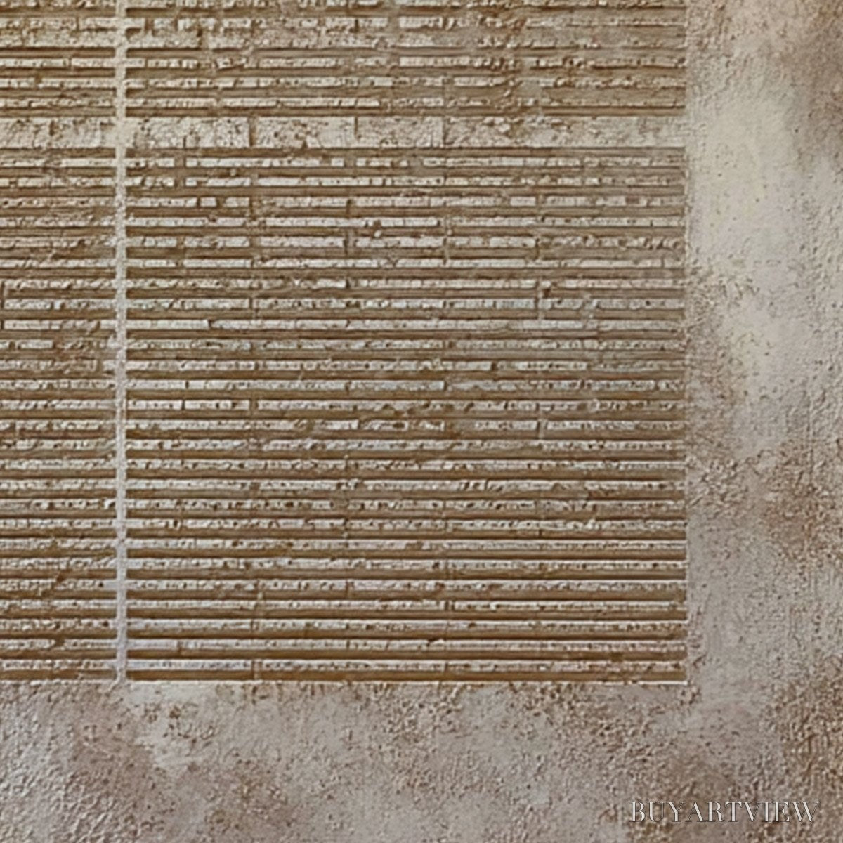 BUYARTVIEW Codex – Large Square Textured Minimalist Abstract Painting - image 5