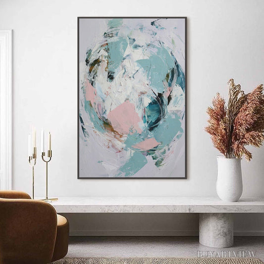 BUYARTVIEW First Blush – Textured Modern Abstract Painting - image 2