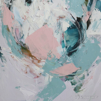 BUYARTVIEW First Blush – Textured Modern Abstract Painting - image 5