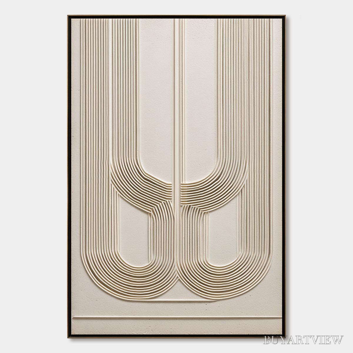 BUYARTVIEW Arcade – Textured Minimalist Architectural Abstract Painting - image 1