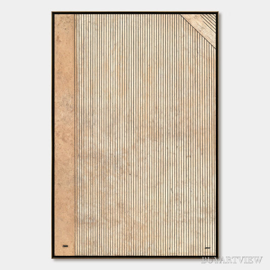 BUYARTVIEW Codex – Minimalist Architectural Line Art Painting - image 1