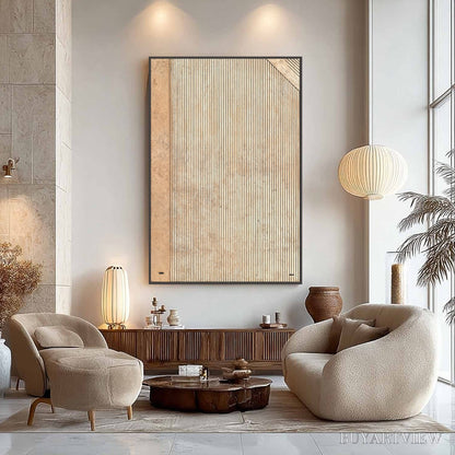 BUYARTVIEW Codex – Minimalist Architectural Line Art Painting - image 4