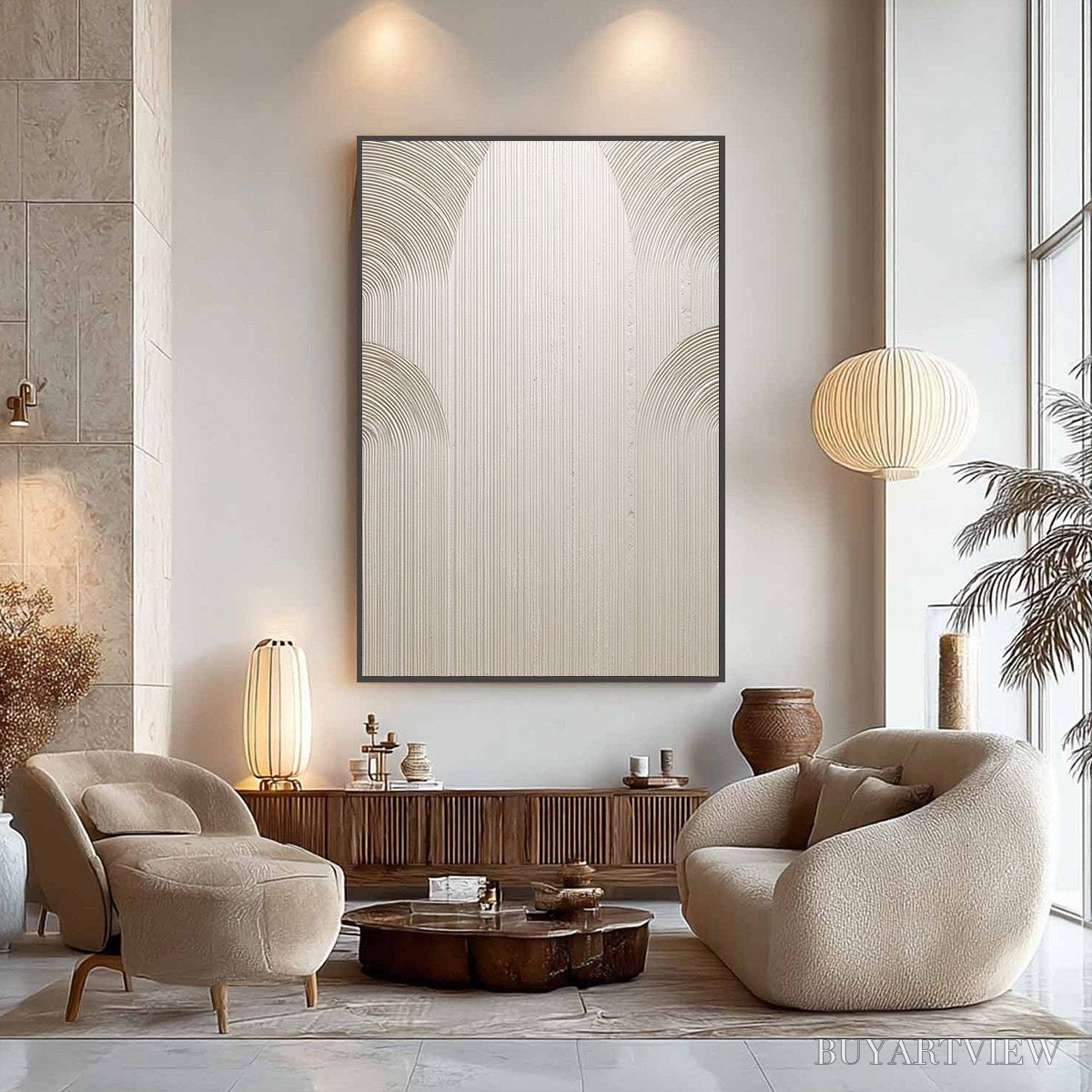 BUYARTVIEW Zenith – Minimalist Textured Arch - image 6