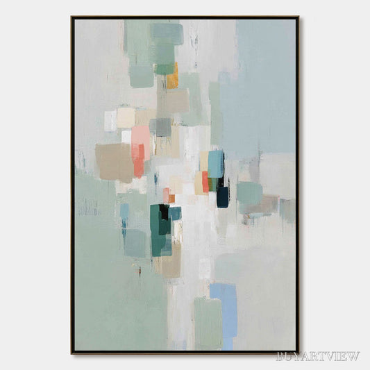 BUYARTVIEW Whisper – Minimalist Muted Tone Abstract - image 1