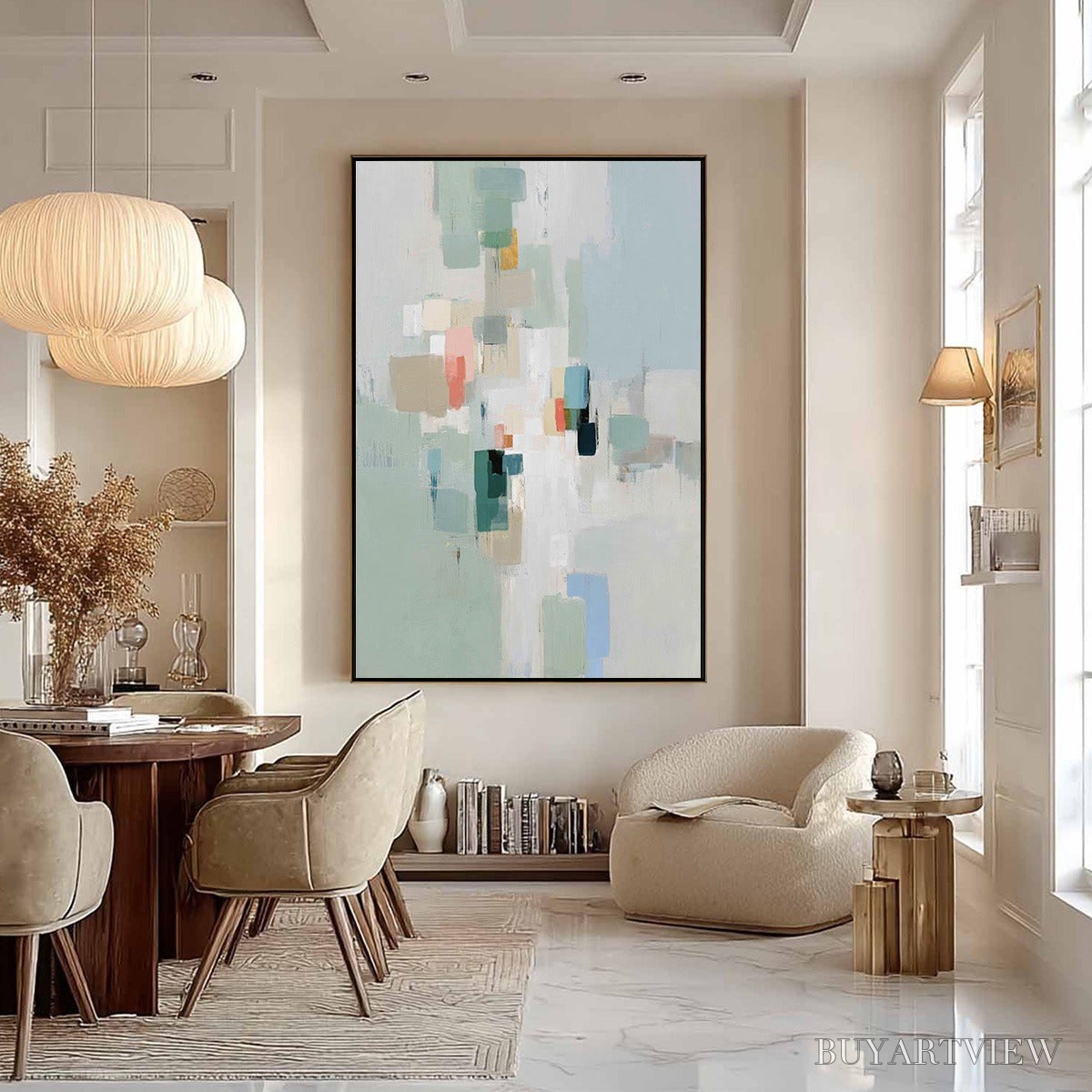 BUYARTVIEW Whisper – Minimalist Muted Tone Abstract - image 4