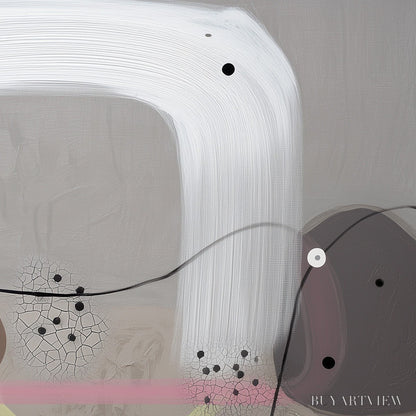 BUYARTVIEW Abstract Balance – Minimalist Abstract Grey Oil Painting - image 5