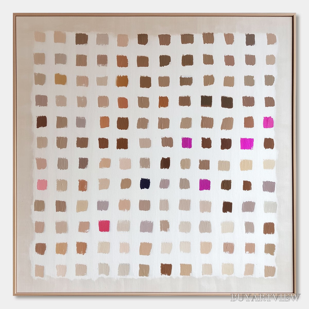 BUYARTVIEW Nuance – Minimalist Abstract Color Block Oil Painting - image 1