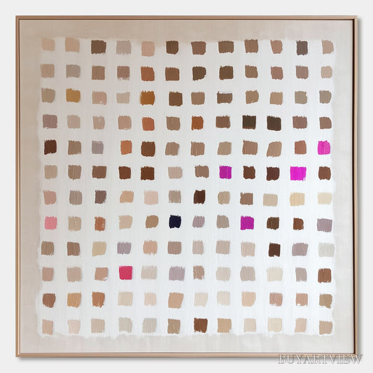 BUYARTVIEW Nuance – Minimalist Abstract Color Block Oil Painting - image 1