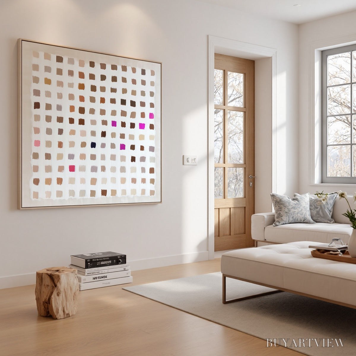 BUYARTVIEW Nuance – Minimalist Abstract Color Block Oil Painting - image 3