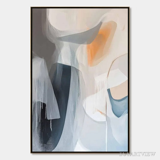 BUYARTVIEW Abstract Flow – Modern Minimalist Abstract Oil Painting - image 1