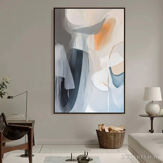 BUYARTVIEW Abstract Flow – Modern Minimalist Abstract Oil Painting - image 2