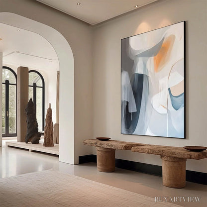 BUYARTVIEW Abstract Flow – Modern Minimalist Abstract Oil Painting - image 3