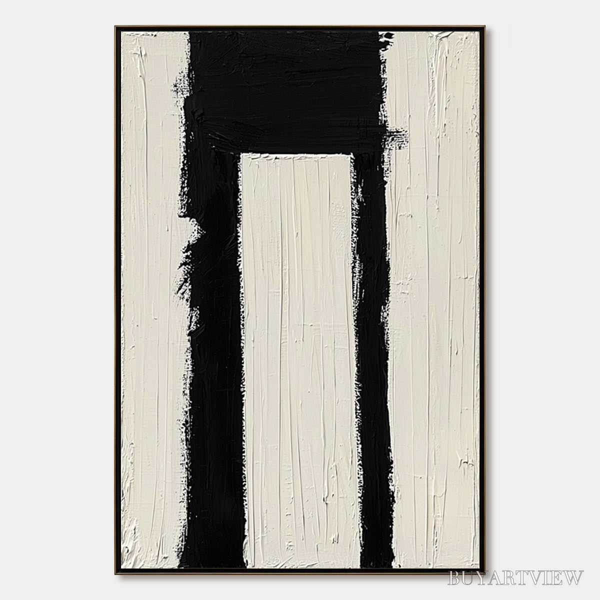 BUYARTVIEW Gateway – Textured Minimalist Abstract Oil Painting - image 1