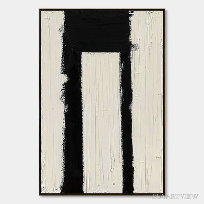 BUYARTVIEW Gateway – Textured Minimalist Abstract Oil Painting - image 1