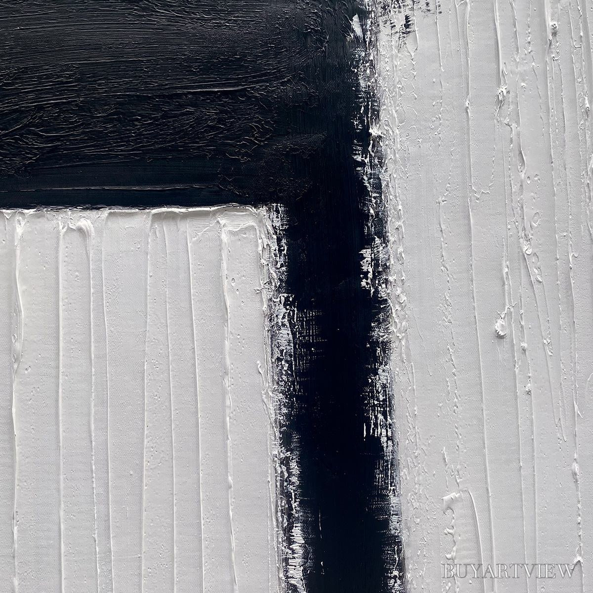 BUYARTVIEW Gateway – Textured Minimalist Abstract Oil Painting - image 3