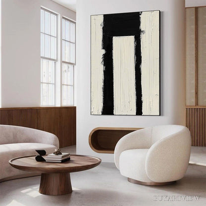 BUYARTVIEW Gateway – Textured Minimalist Abstract Oil Painting - image 5