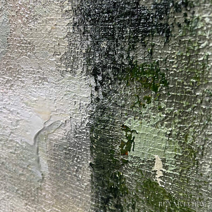 BUYARTVIEW Serene Simplicity – Textured Minimalist Abstract Oil Painting - image 3