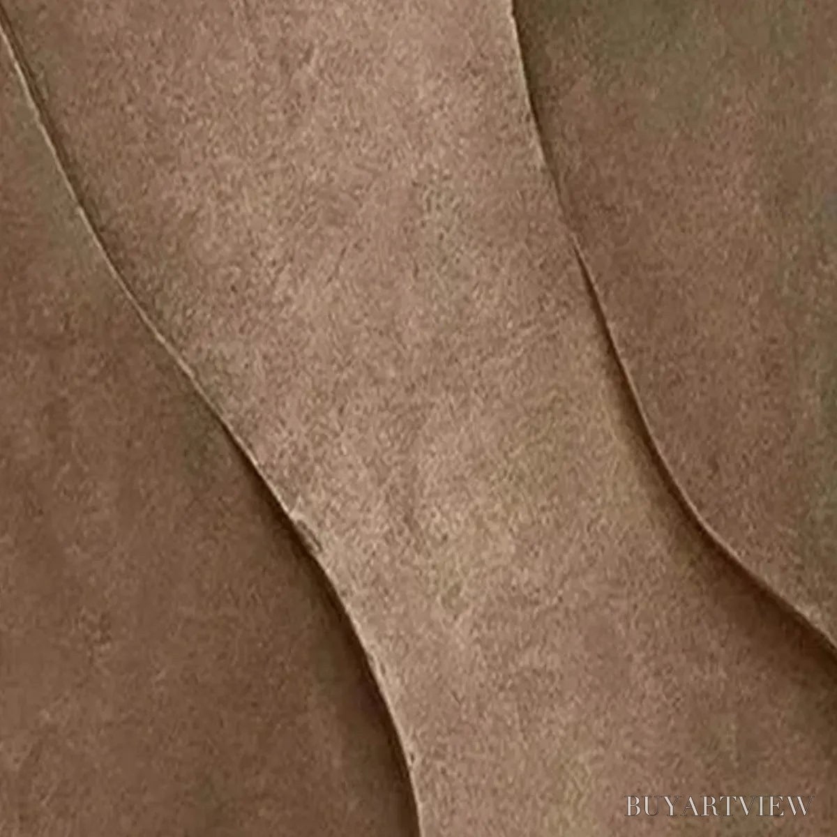 BUYARTVIEW Brown Texture Duo – Set of 2 Textured Abstract Paintings in Brown - image 3