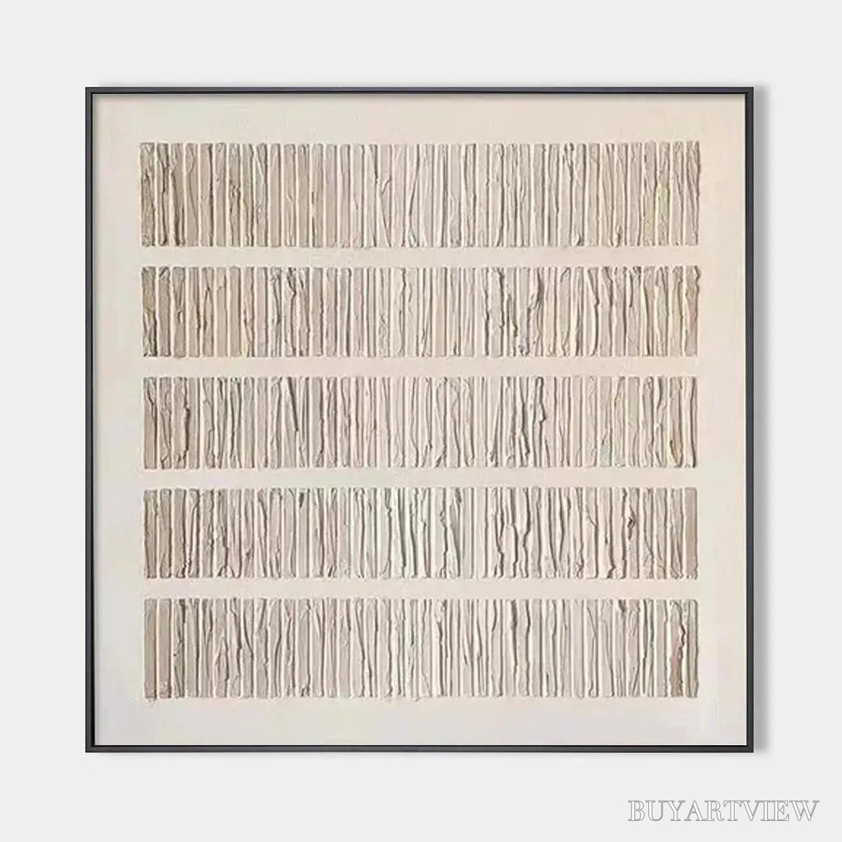 BUYARTVIEW Textured Beige – Minimalist Textured Painting - image 1