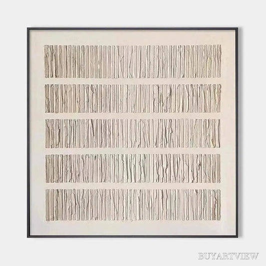 BUYARTVIEW Textured Beige – Minimalist Textured Painting - image 1