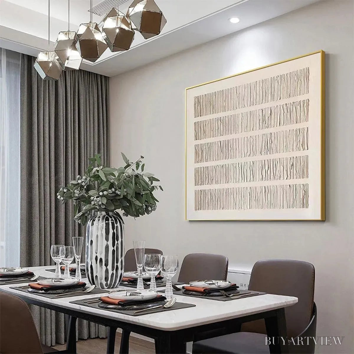 BUYARTVIEW Textured Beige – Minimalist Textured Painting - image 4