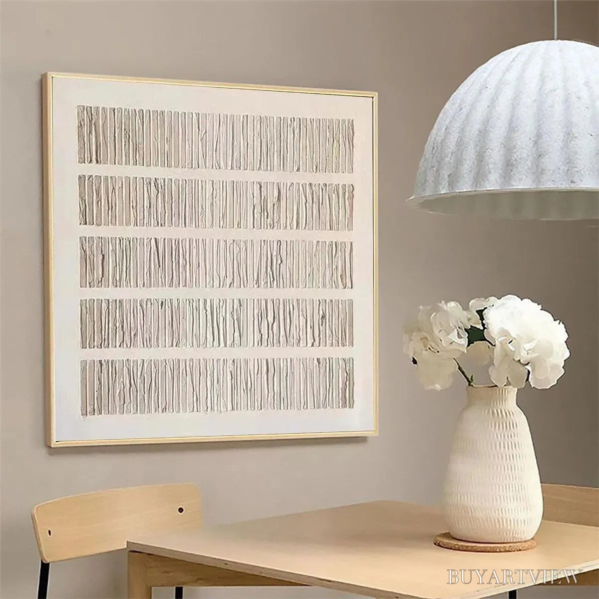 BUYARTVIEW Textured Beige – Minimalist Textured Painting - image 5