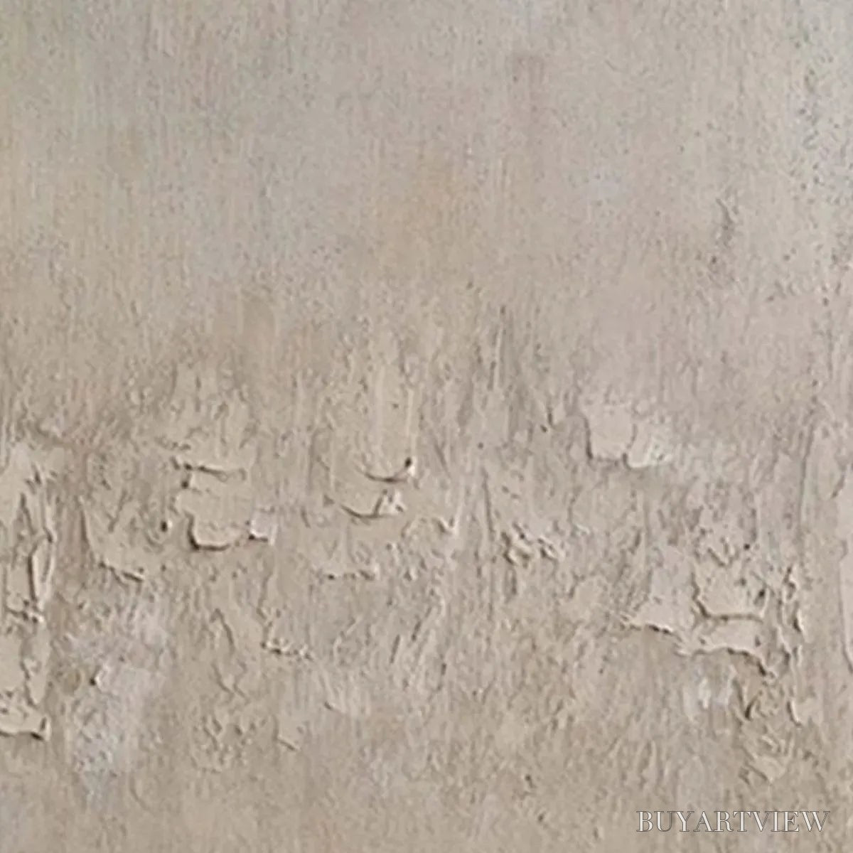 BUYARTVIEW Textured Beige Abstract – Minimalist Textured Painting, Square - image 3