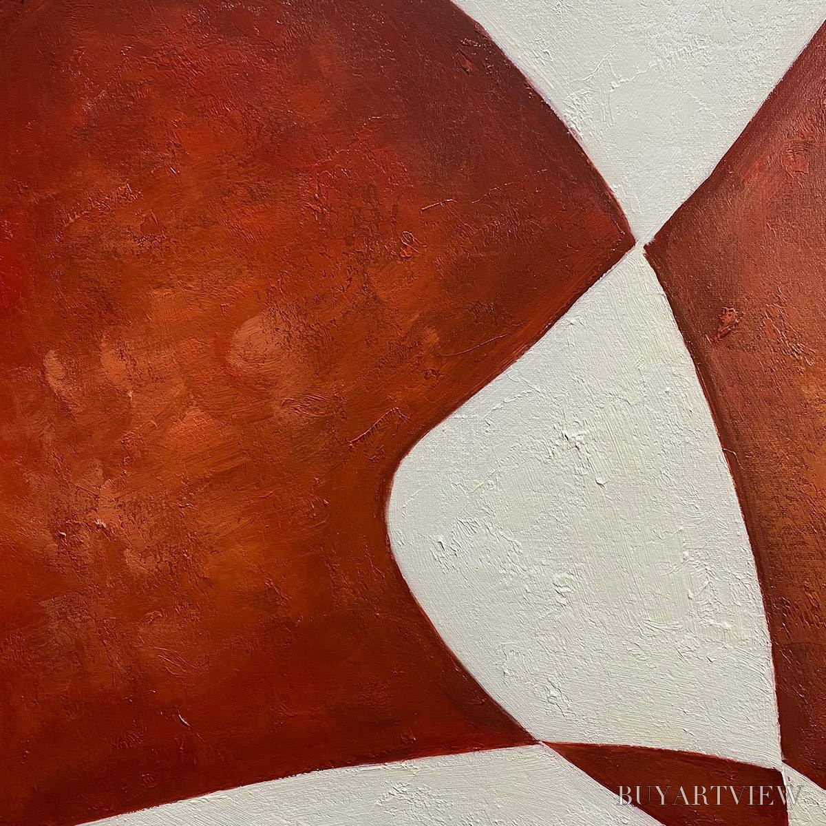 BUYARTVIEW Brown Abstract Diptych – Abstract Painting Set of 2, Vertical - image 6