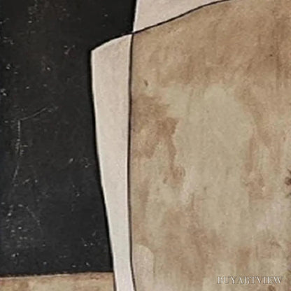 BUYARTVIEW Abstract Geometric Diptych – Abstract Painting Set of 2, Vertical - image 3