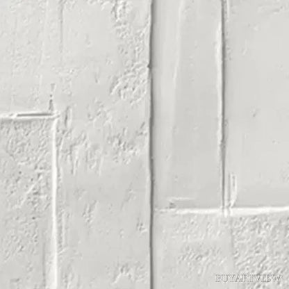 BUYARTVIEW White Textured Vertical Diptych – Minimalist Textured Painting Set of 2, Vertical - image 3