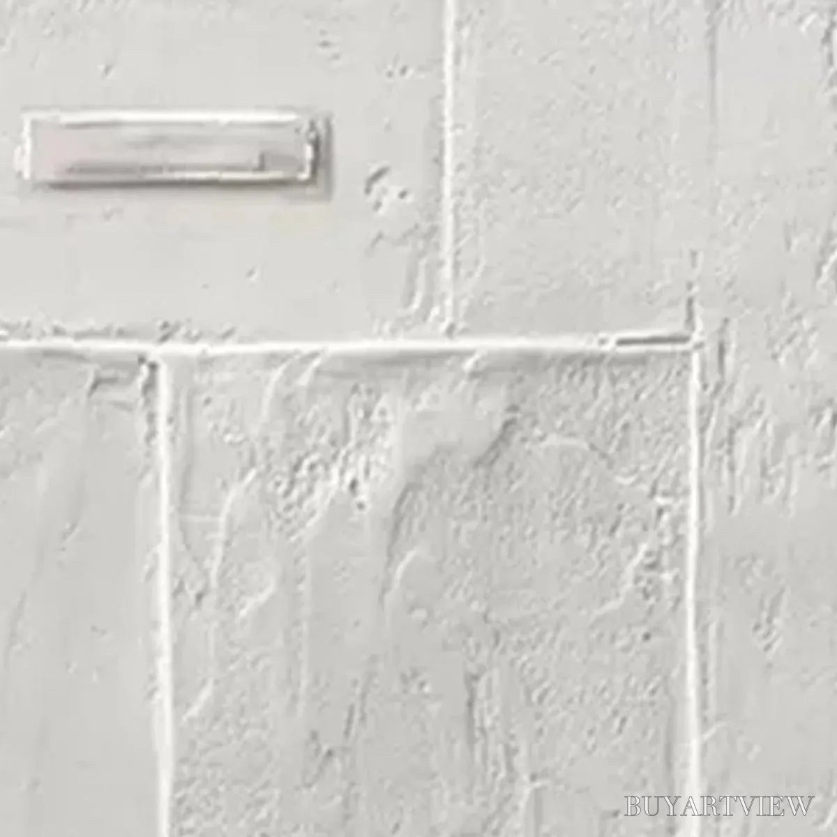 BUYARTVIEW White Textured Vertical Diptych – Minimalist Textured Painting Set of 2, Vertical - image 6