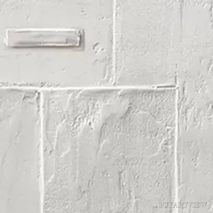 BUYARTVIEW White Textured Vertical Diptych – Minimalist Textured Painting Set of 2, Vertical - image 6