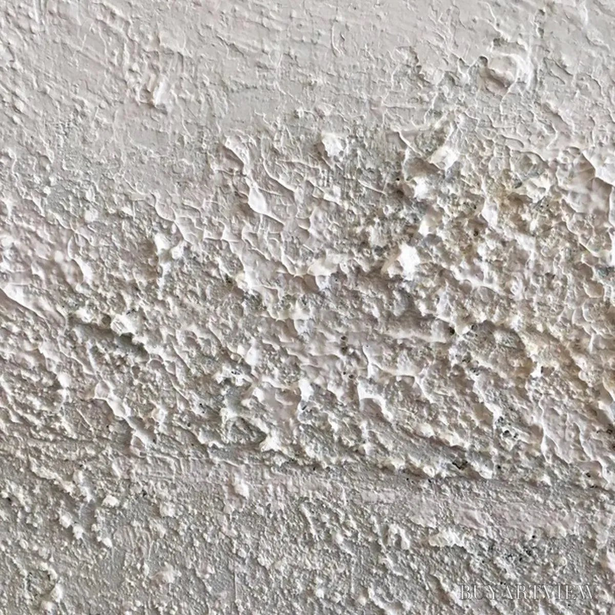 BUYARTVIEW Textured Whispers – Textured Minimalist Abstract Painting in White - image 3