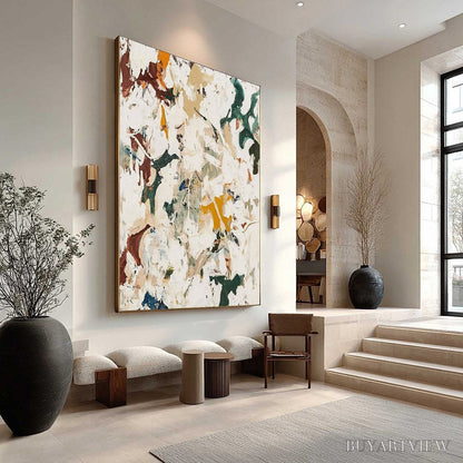 BUYARTVIEW Autumn Whispers – Textured Abstract Impasto Oil Painting - image 4