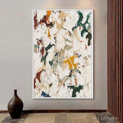 BUYARTVIEW Autumn Whispers – Textured Abstract Impasto Oil Painting - image 5