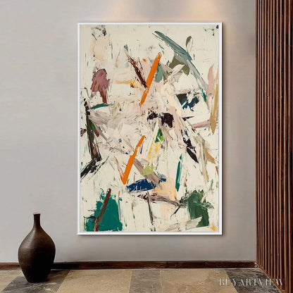 BUYARTVIEW Frozen Rush – Textured Abstract Impasto Oil Painting - image 2