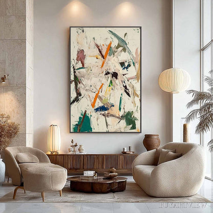 BUYARTVIEW Frozen Rush – Textured Abstract Impasto Oil Painting - image 5
