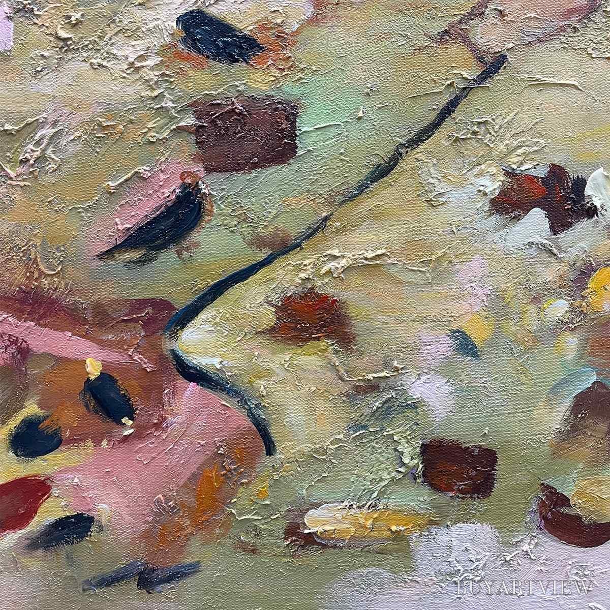 BUYARTVIEW Earth Tones – Abstract Organic Textured Oil Painting - image 6
