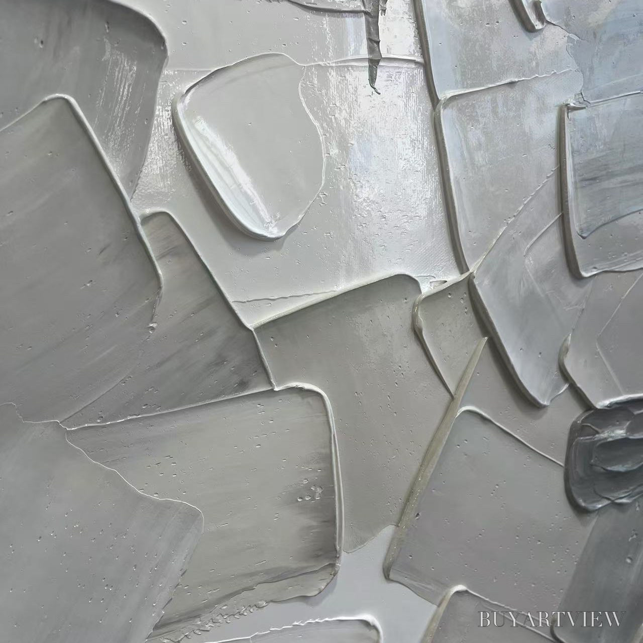 BUYARTVIEW Layered Harmony – Textured Abstract Oil Painting - image 3