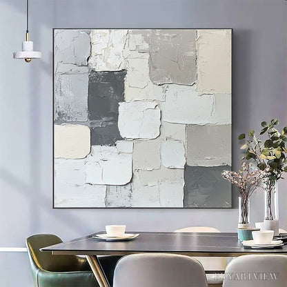 BUYARTVIEW Layered Harmony – Textured Abstract Oil Painting - image 4