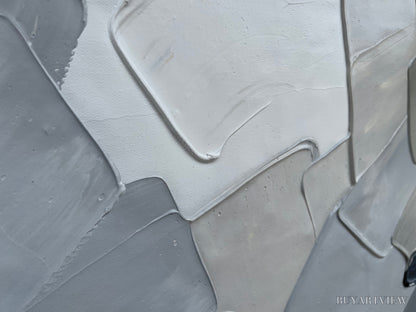 BUYARTVIEW Layered Harmony – Textured Abstract Oil Painting - image 5