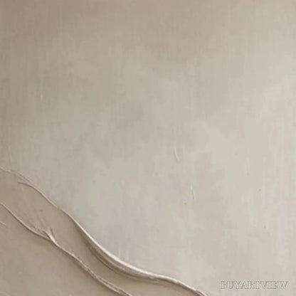 BUYARTVIEW Beige Textured Abstract Diptych – Textured Abstract Painting Set of 2, Square - image 6