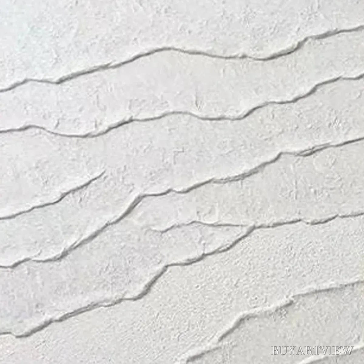 BUYARTVIEW White Textured Lines Diptych – Textured Abstract Painting Set of 2, Vertical - image 5